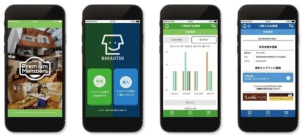ナカジツ、既存顧客向けアプリに住宅メンテナンス管理機能を追加